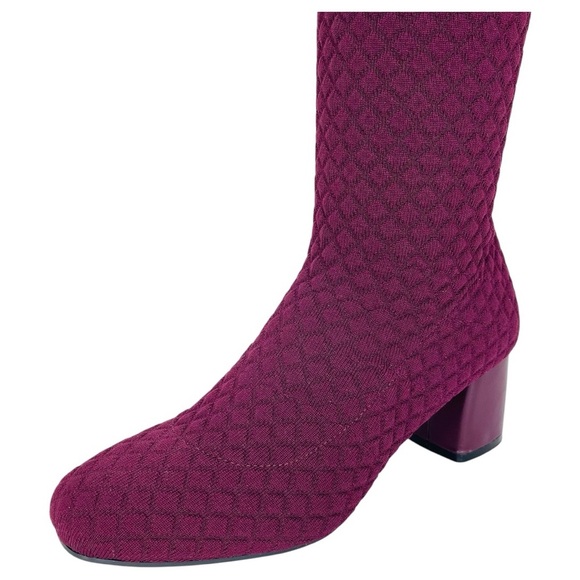 Impo Jenner Burgundy Stretch Knee High Womens Boots Size 7M - Picture 7 of 10